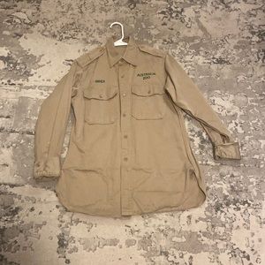 Army jacket Australia zoo